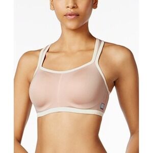 NATORI Yogi Countour Convertible Sports Bra 34D Light Mocha Ivory High Impact